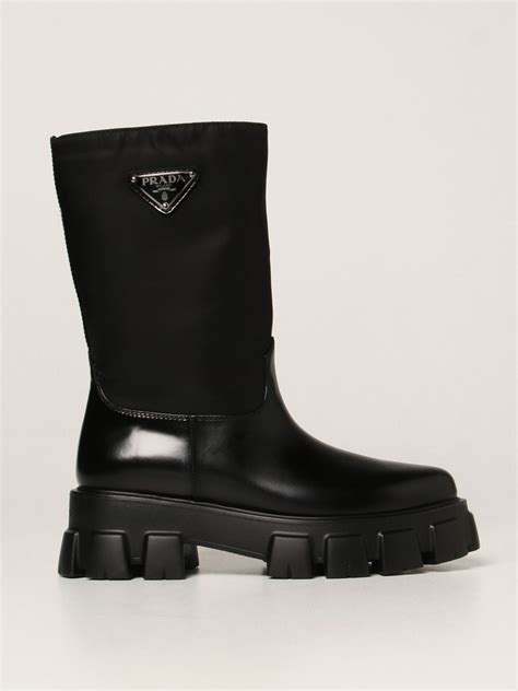 bottes prada noir femme|Bottes Prada Pour Femme .